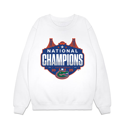 Florida - NCAA Men's Basketball : Alex Condon - NCAA® March Madness® National Champion Shersey Premium Crewneck Sweatshirt-0