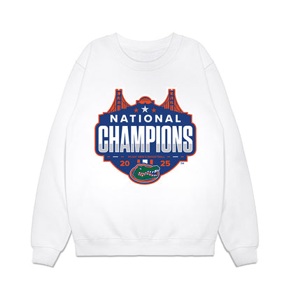 Florida - NCAA Men's Basketball : Micah Handlogten - NCAA® March Madness® National Champion Shersey Premium Crewneck Sweatshirt-0