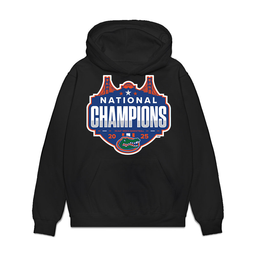 Florida - NCAA Men's Basketball : - NCAA® March Madness® National Champion Roster Premium Hooded Sweatshirt-0