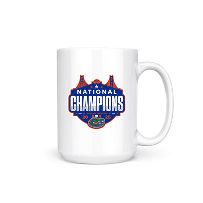 Florida - NCAA Men's Basketball : Rueben Chinyelu - NCAA® March Madness® National Champions Coffee Mug-0