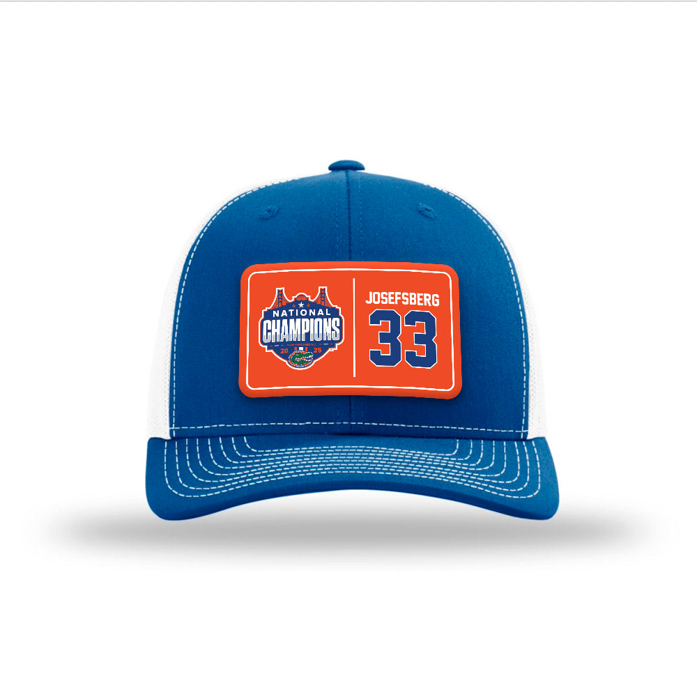 Florida - NCAA Men's Basketball : Cooper Josefsberg - National Champs Snapback Trucker Hat-0