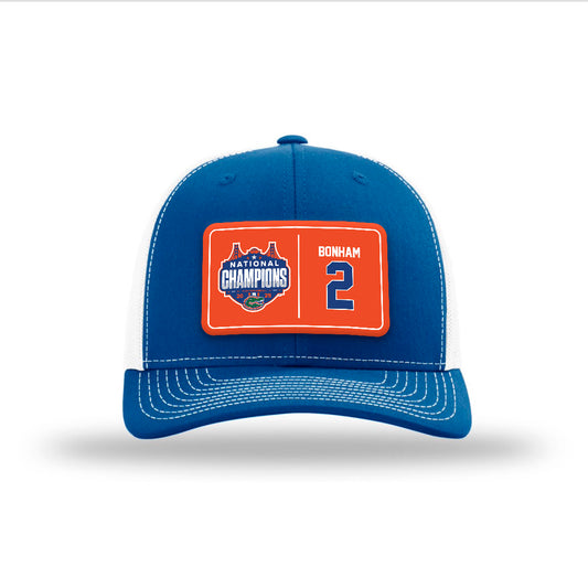 Florida - NCAA Men's Basketball : Trey Bonham - National Champs Snapback Trucker Hat-0