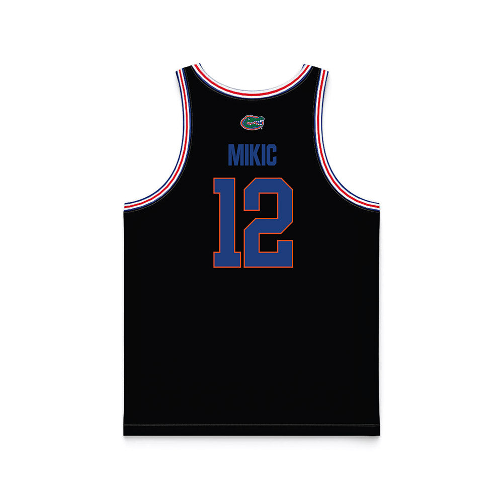 Florida - NCAA Men's Basketball : Viktor Mikic - NCAA® March Madness® National Champions Black Basketball Jersey-1