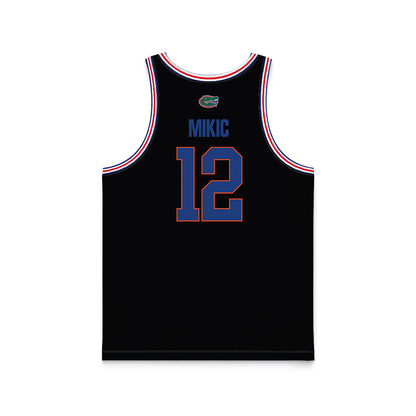 Florida - NCAA Men's Basketball : Viktor Mikic - NCAA® March Madness® National Champions Black Basketball Jersey-1