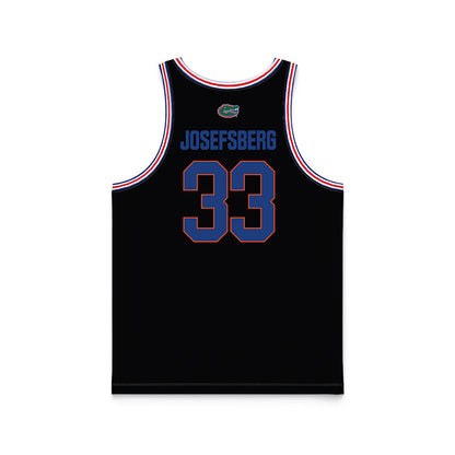 Florida - NCAA Men's Basketball : Cooper Josefsberg - NCAA® March Madness® National Champions Black Basketball Jersey-1