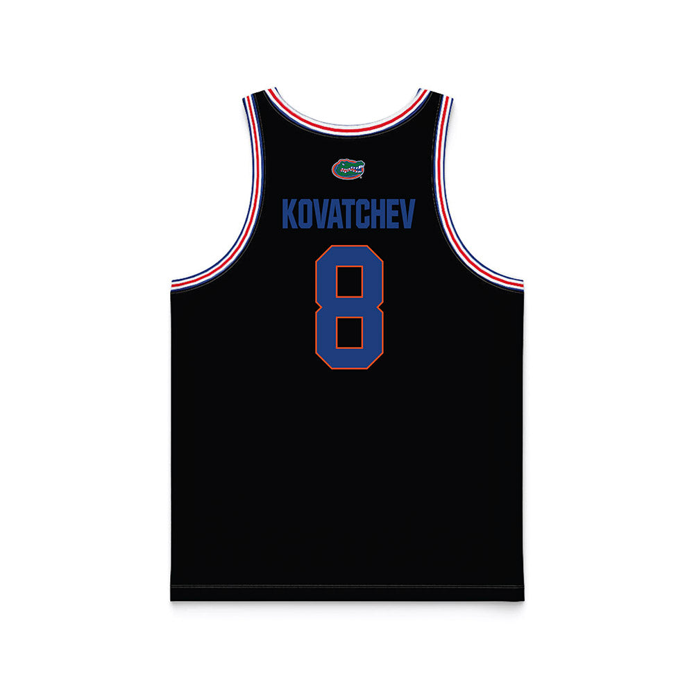 Florida - NCAA Men's Basketball : Alex Kovatchev - NCAA® March Madness® National Champions Black Basketball Jersey-1