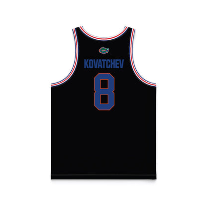 Florida - NCAA Men's Basketball : Alex Kovatchev - NCAA® March Madness® National Champions Black Basketball Jersey-1