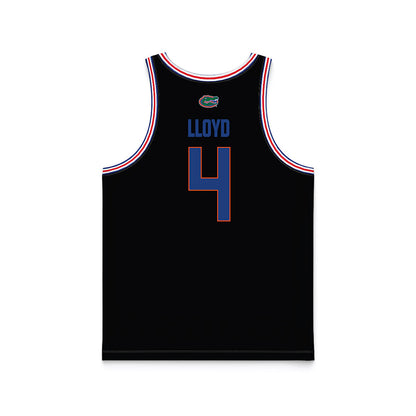 Florida - NCAA Men's Basketball : Alexander Lloyd - NCAA® March Madness® National Champions Black Basketball Jersey-1