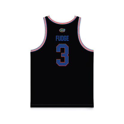Florida - NCAA Men's Basketball : Alex Fudge - NCAA® March Madness® National Champions Black Basketball Jersey-1
