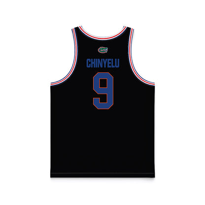 Florida - NCAA Men's Basketball : Rueben Chinyelu - NCAA® March Madness® National Champions Black Basketball Jersey-1