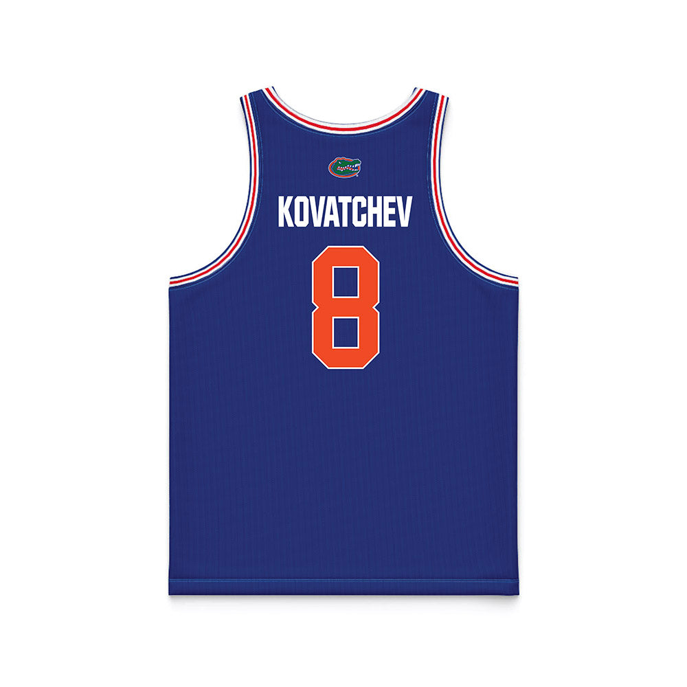 Florida - NCAA Men's Basketball : Alex Kovatchev - NCAA® March Madness® National Champions Blue Basketball Jersey-1