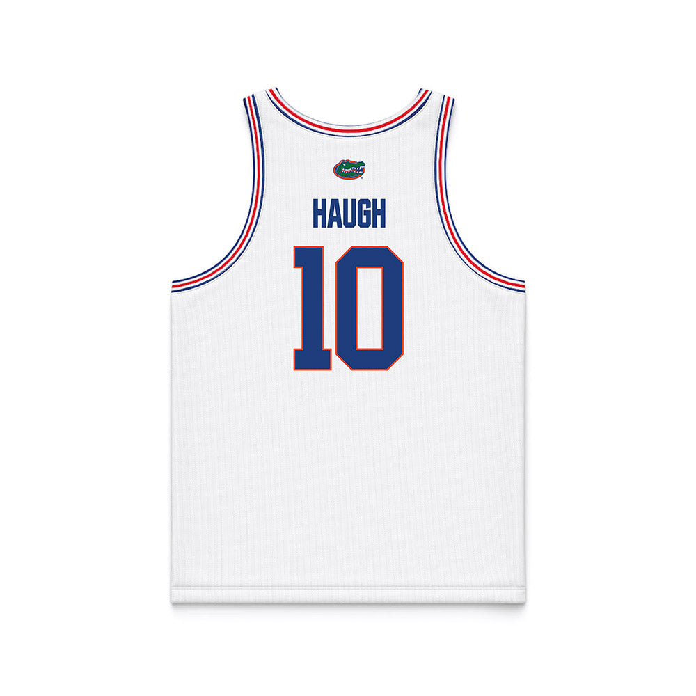 Florida - NCAA Men's Basketball : Thomas Haugh - NCAA® March Madness® National Champions White Basketball Jersey-1