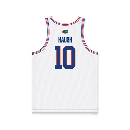 Florida - NCAA Men's Basketball : Thomas Haugh - NCAA® March Madness® National Champions White Basketball Jersey-1