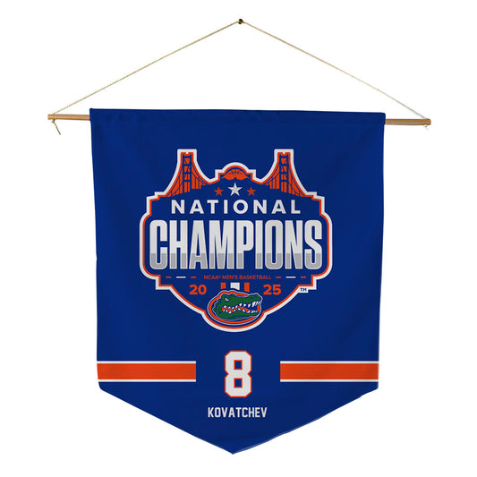 Florida - NCAA Men's Basketball : Alex Kovatchev - NCAA® March Madness® National Champions Pennant - 18" x 21"-0