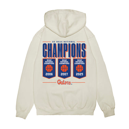 Florida - NCAA Men's Basketball : - NCAA® March Madness® National Champions Premium Hooded Sweatshirt-1
