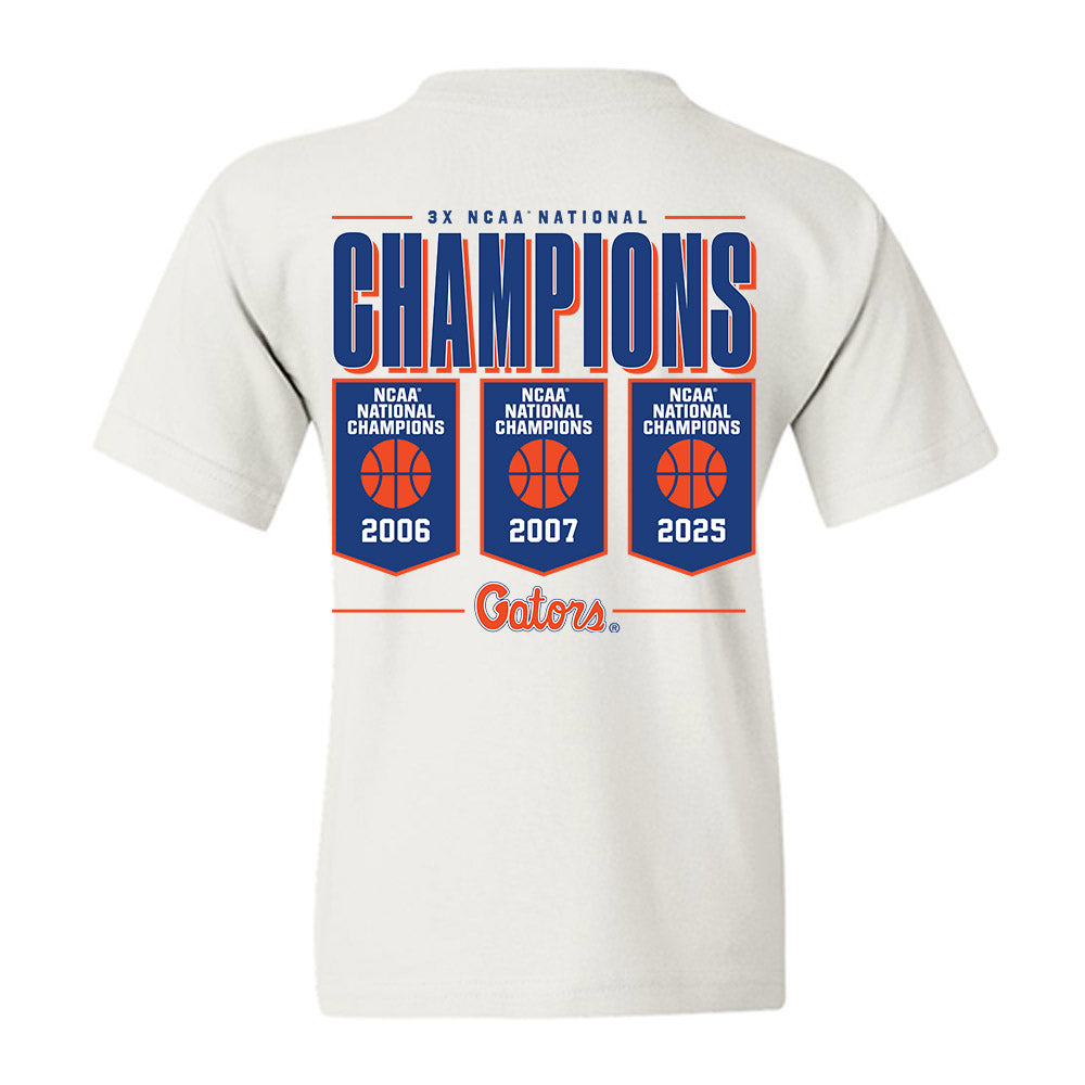 Florida - NCAA Men's Basketball : - NCAA® March Madness® National Champions Youth T-Shirt-1