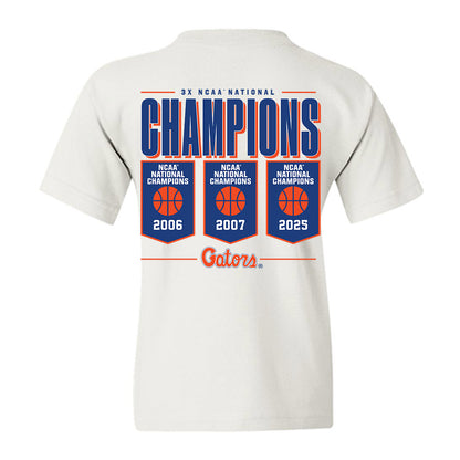 Florida - NCAA Men's Basketball : - NCAA® March Madness® National Champions Youth T-Shirt-1