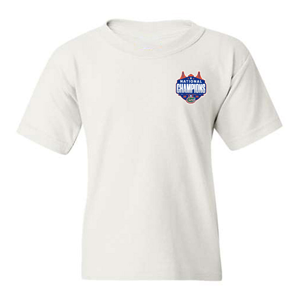 Florida - NCAA Men's Basketball : - NCAA® March Madness® National Champions Youth T-Shirt-0