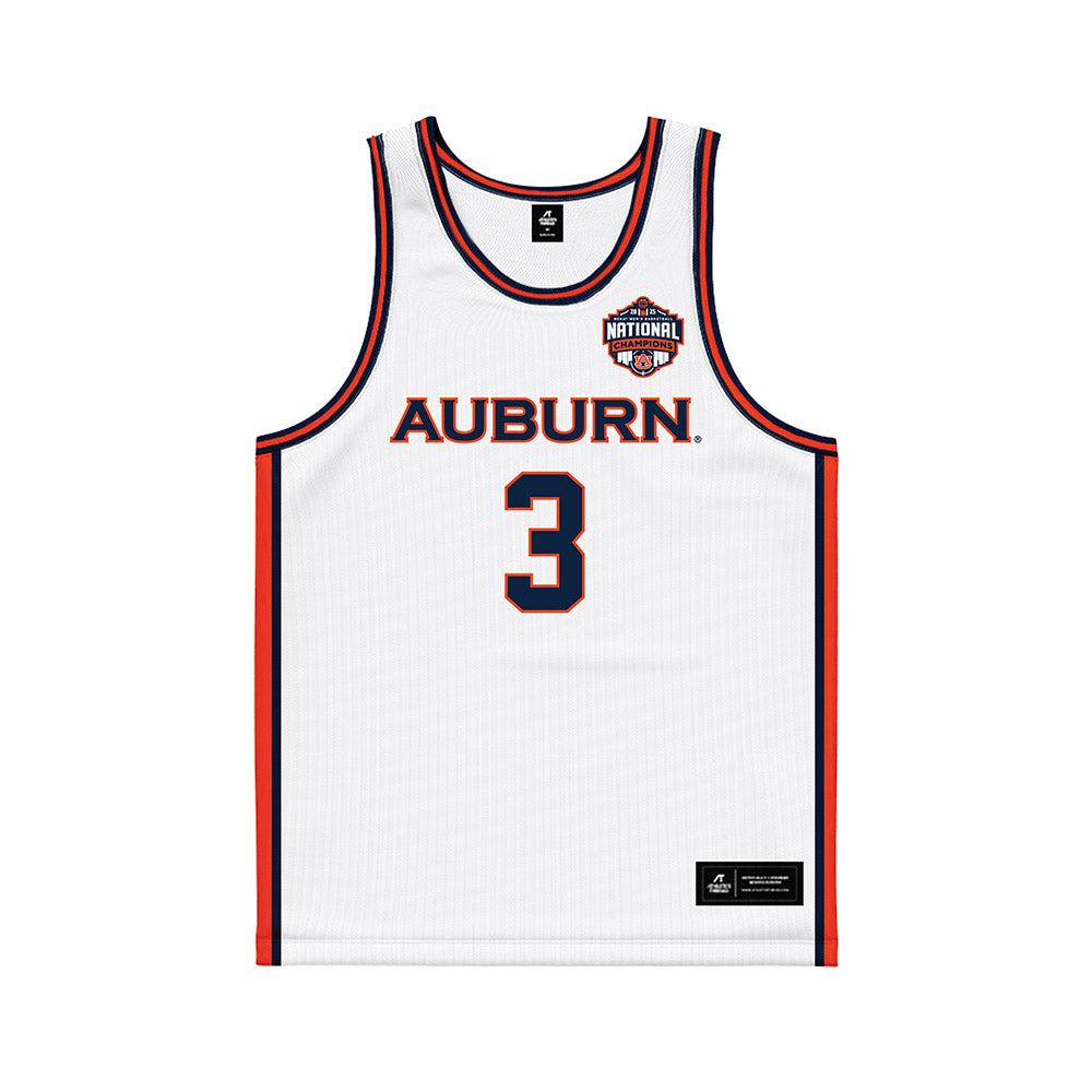 Auburn - NCAA Men's Basketball : KeShawn Murphy - NCAA® March Madness® National Champions White Basketball Jersey-0