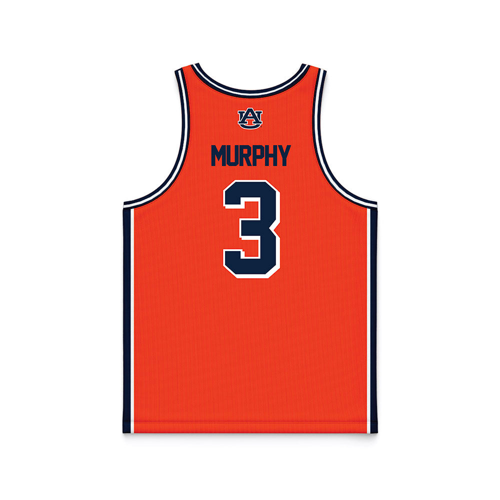 Auburn - NCAA Men's Basketball : KeShawn Murphy - NCAA® March Madness® National Champions Orange Basketball Jersey-1