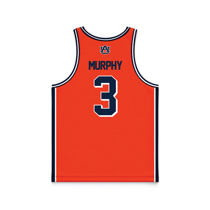 Auburn - NCAA Men's Basketball : KeShawn Murphy - NCAA® March Madness® National Champions Orange Basketball Jersey-1
