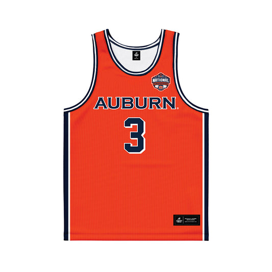 Auburn - NCAA Men's Basketball : KeShawn Murphy - NCAA® March Madness® National Champions Orange Basketball Jersey-0