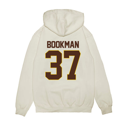 Western Michigan - NCAA Men's Ice Hockey : Zach Bookman - Premium Hooded Sweatshirt-1