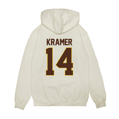 Western Michigan - NCAA Men's Ice Hockey : Brian Kramer - Premium Hooded Sweatshirt-1