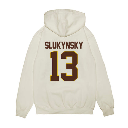 Western Michigan - NCAA Men's Ice Hockey : Grant Slukynsky - Premium Hooded Sweatshirt-1