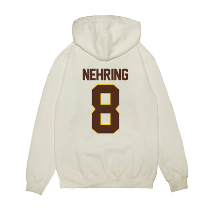 Western Michigan - NCAA Men's Ice Hockey : Zach Nehring - Premium Hooded Sweatshirt-1