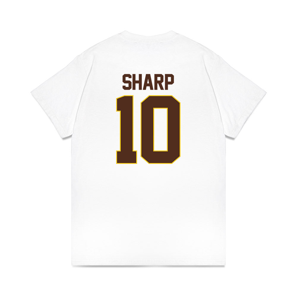 Western Michigan - NCAA Men's Ice Hockey : Zack Sharp - Premium T-Shirt-1