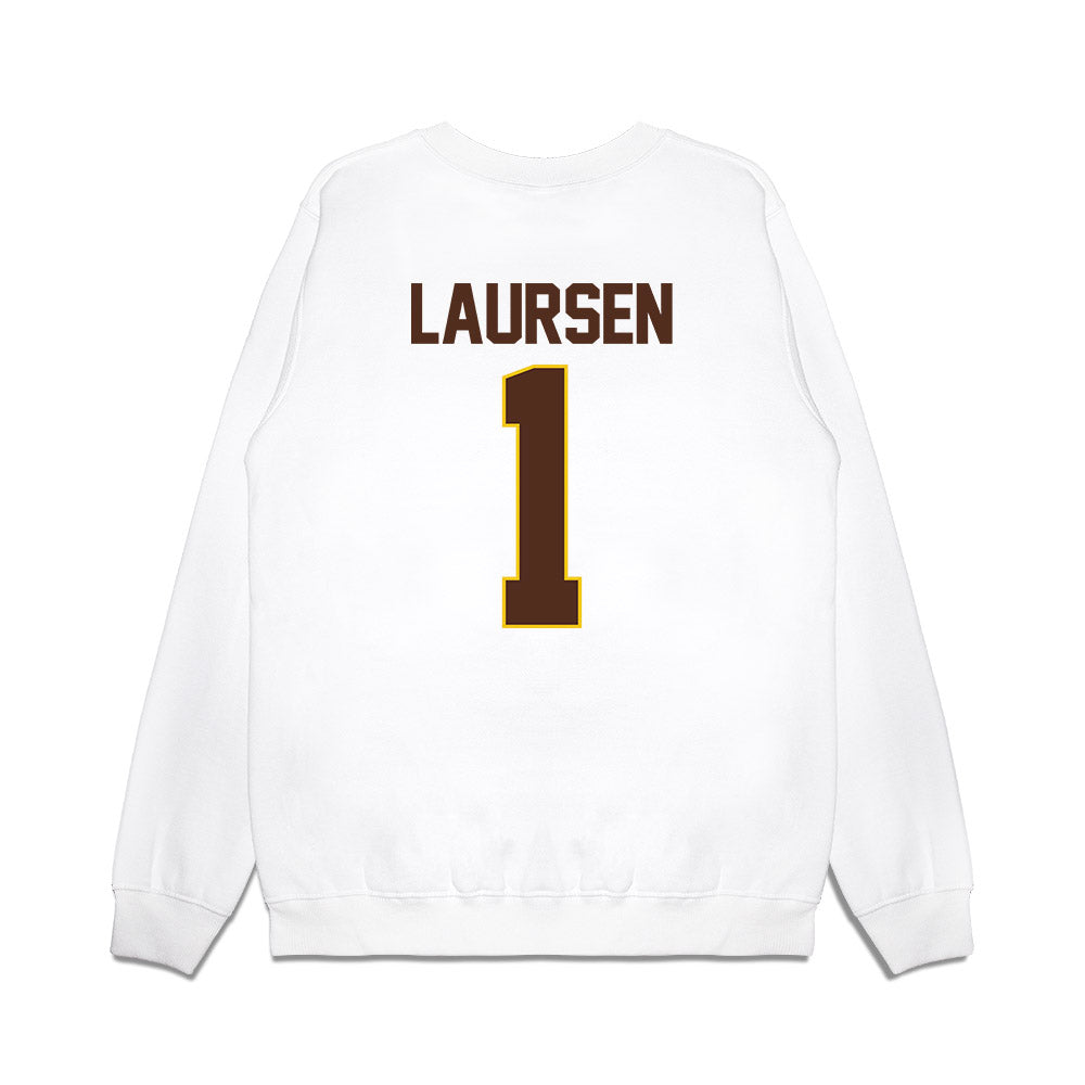 Western Michigan - NCAA Men's Ice Hockey : Kirk Laursen - Premium Crewneck Sweatshirt-1