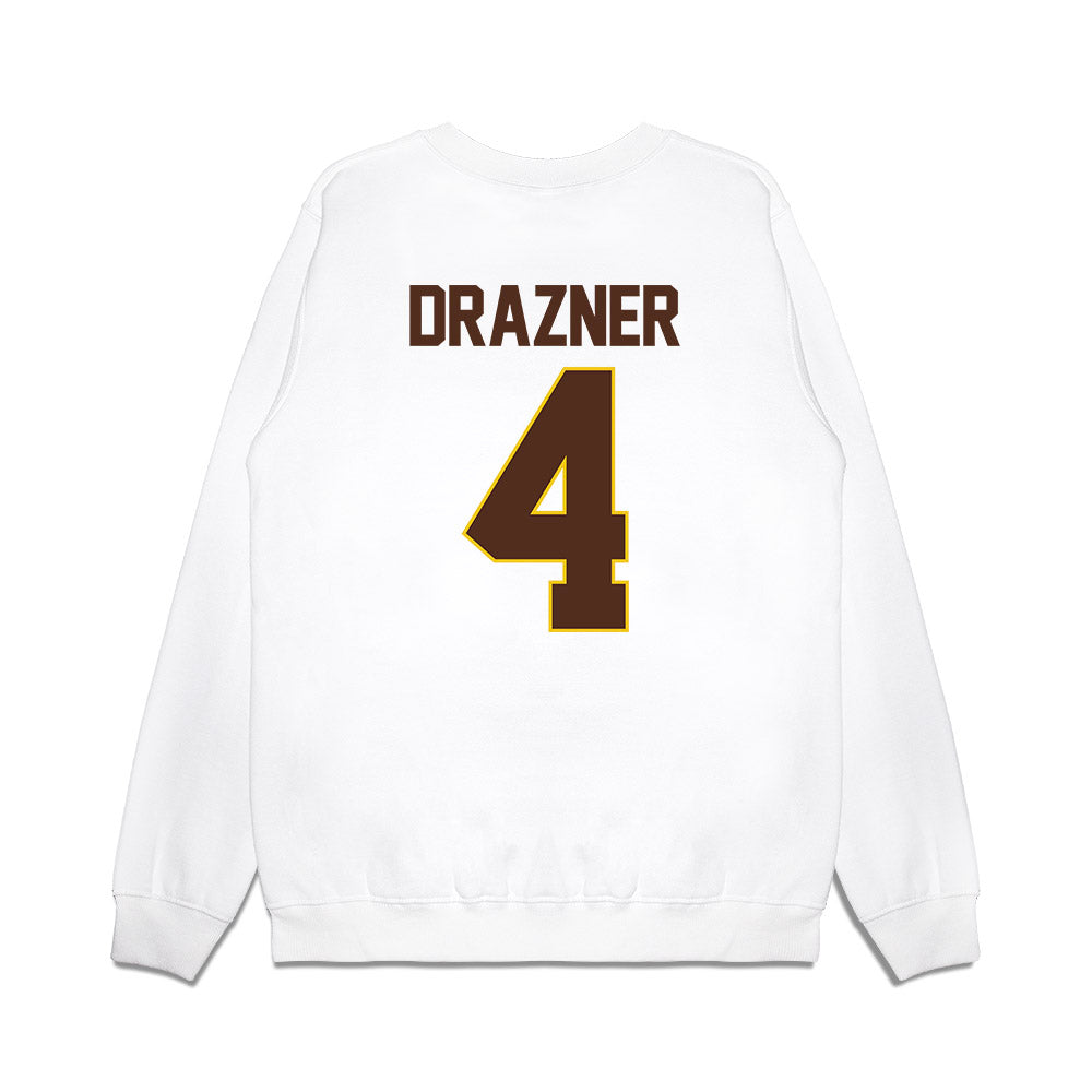 Western Michigan - NCAA Men's Ice Hockey : Robby Drazner - Premium Crewneck Sweatshirt-1