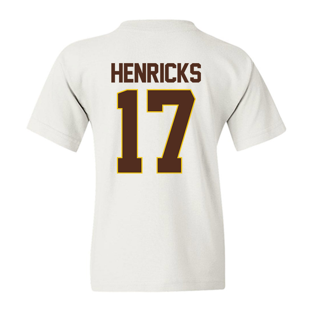 Western Michigan - NCAA Men's Ice Hockey : Ty Henricks - Youth T-Shirt-1