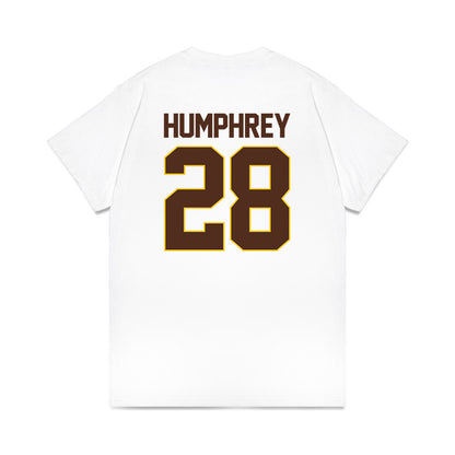 Western Michigan - NCAA Men's Ice Hockey : Ryan Humphrey - Premium T-Shirt-1
