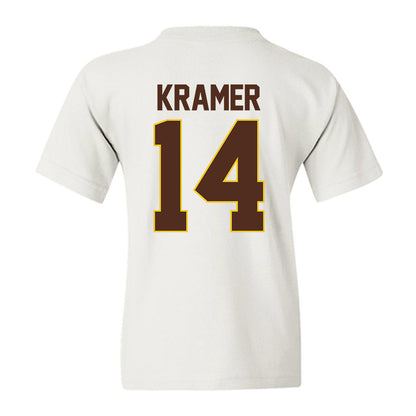 Western Michigan - NCAA Men's Ice Hockey : Brian Kramer - Youth T-Shirt-1