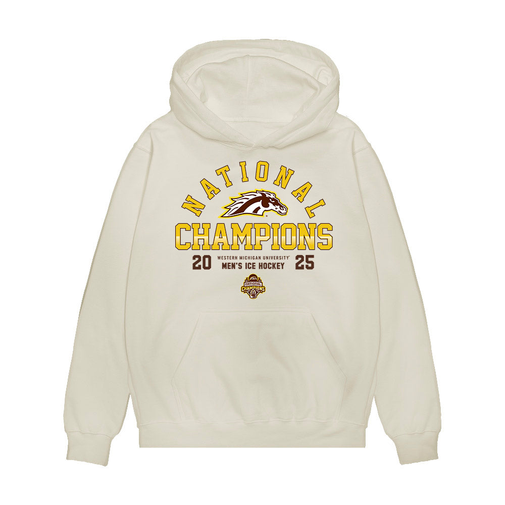 Western Michigan - NCAA Men's Ice Hockey : Owen Michaels - Premium Hooded Sweatshirt-0