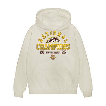 Western Michigan - NCAA Men's Ice Hockey : Colby Woogk - Premium Hooded Sweatshirt-0