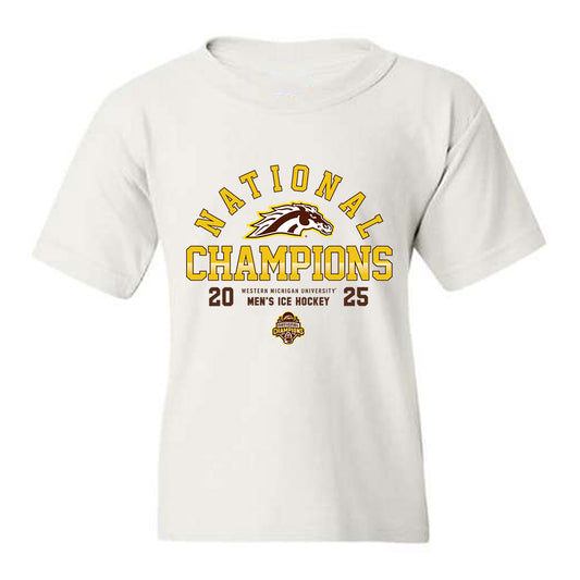 Western Michigan - NCAA Men's Ice Hockey : Zach Bookman - Youth T-Shirt-0
