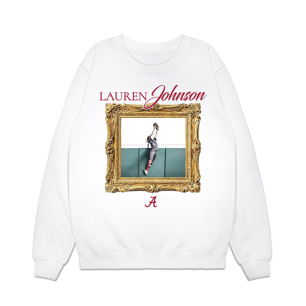 Alabama - NCAA Softball : Lauren Johnson - Collage Premium Crewneck Sweatshirt-0