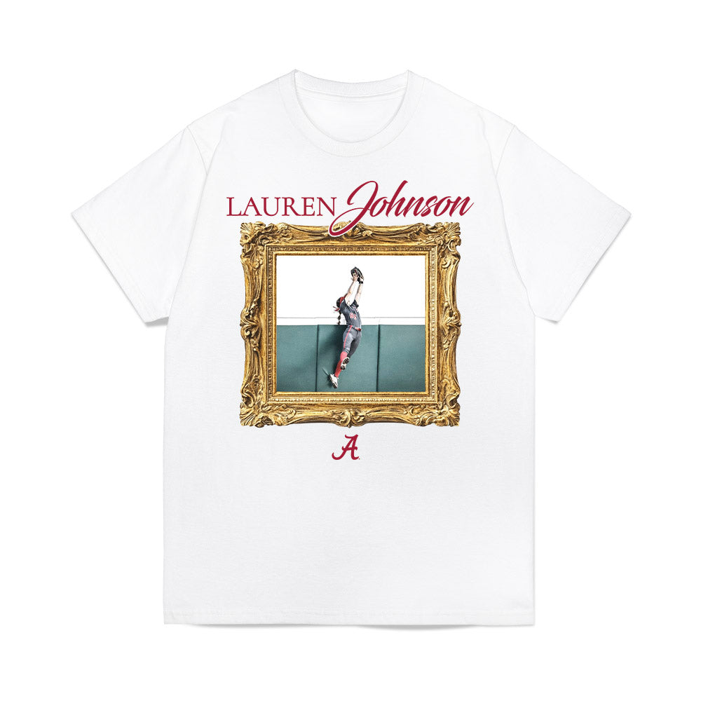 Alabama - NCAA Softball : Lauren Johnson - Collage Premium T-Shirt-0