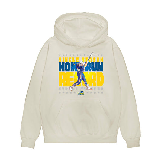 Delaware - NCAA Softball : Sydney Shaffer - Premium Hooded Sweatshirt-0