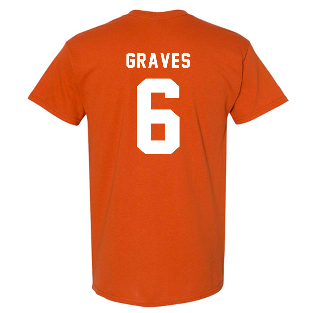 Texas - NCAA Women's Basketball : Sarah Graves - Classic Shersey T-Shirt-1