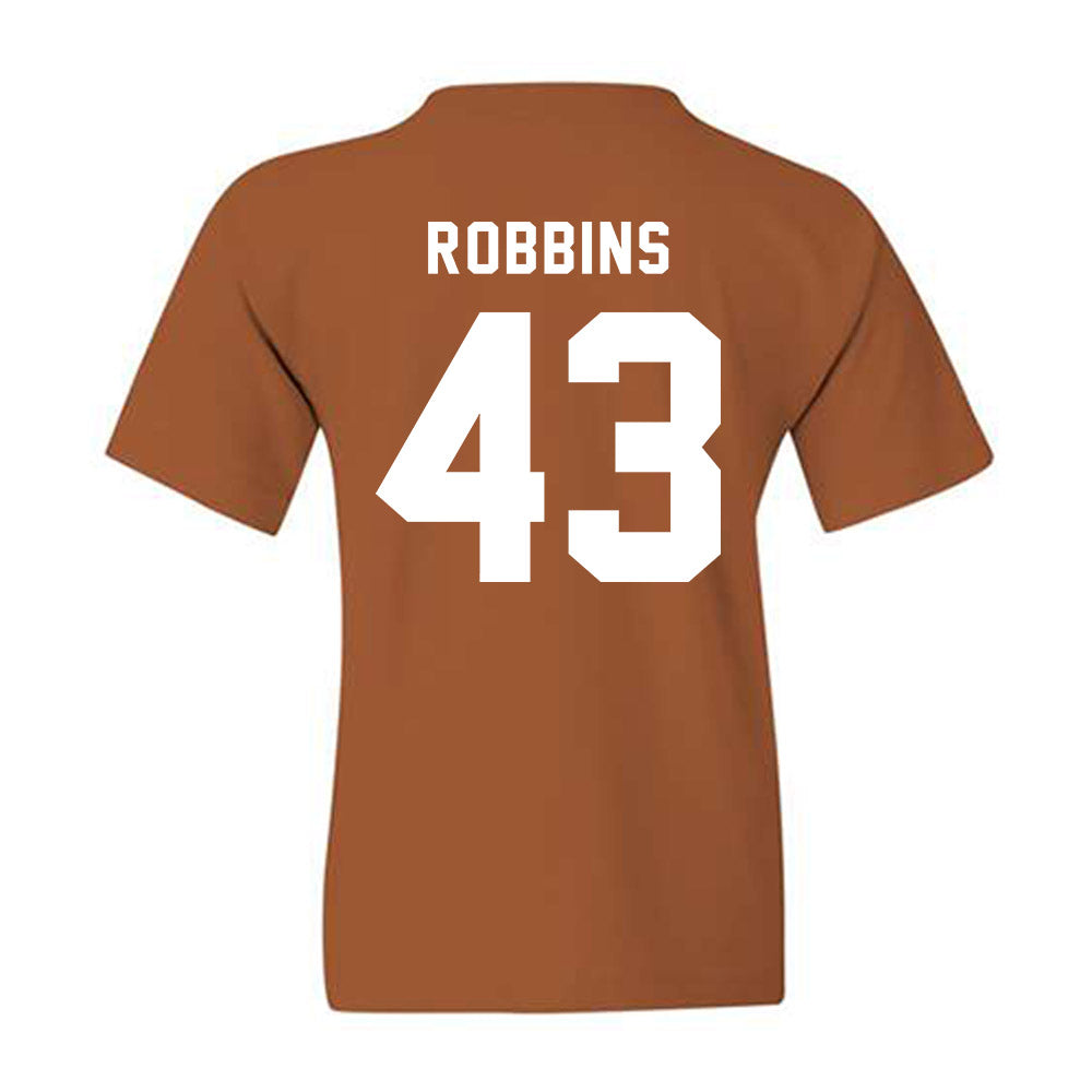 Texas - NCAA Baseball : Aiden Robbins - Classic Shersey Youth T-Shirt-1