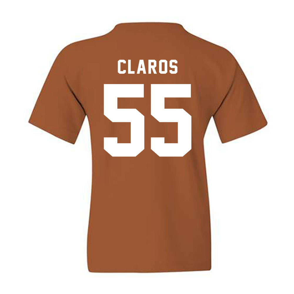 Texas - NCAA Women's Soccer : Sophia Claros - Classic Shersey Youth T-Shirt-1