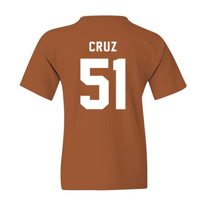 Texas - NCAA Football : Daniel Cruz - Classic Shersey Youth T-Shirt-1