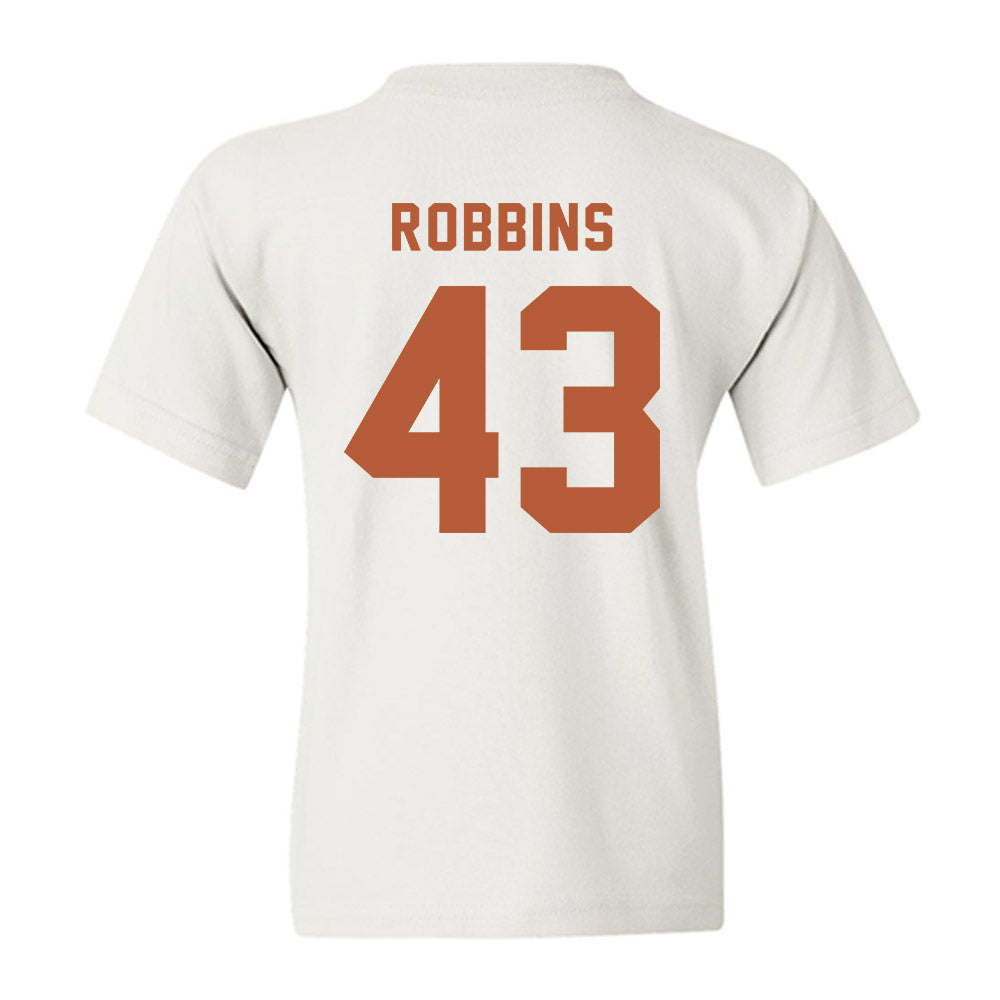 Texas - NCAA Baseball : Aiden Robbins - Classic Shersey Youth T-Shirt-2