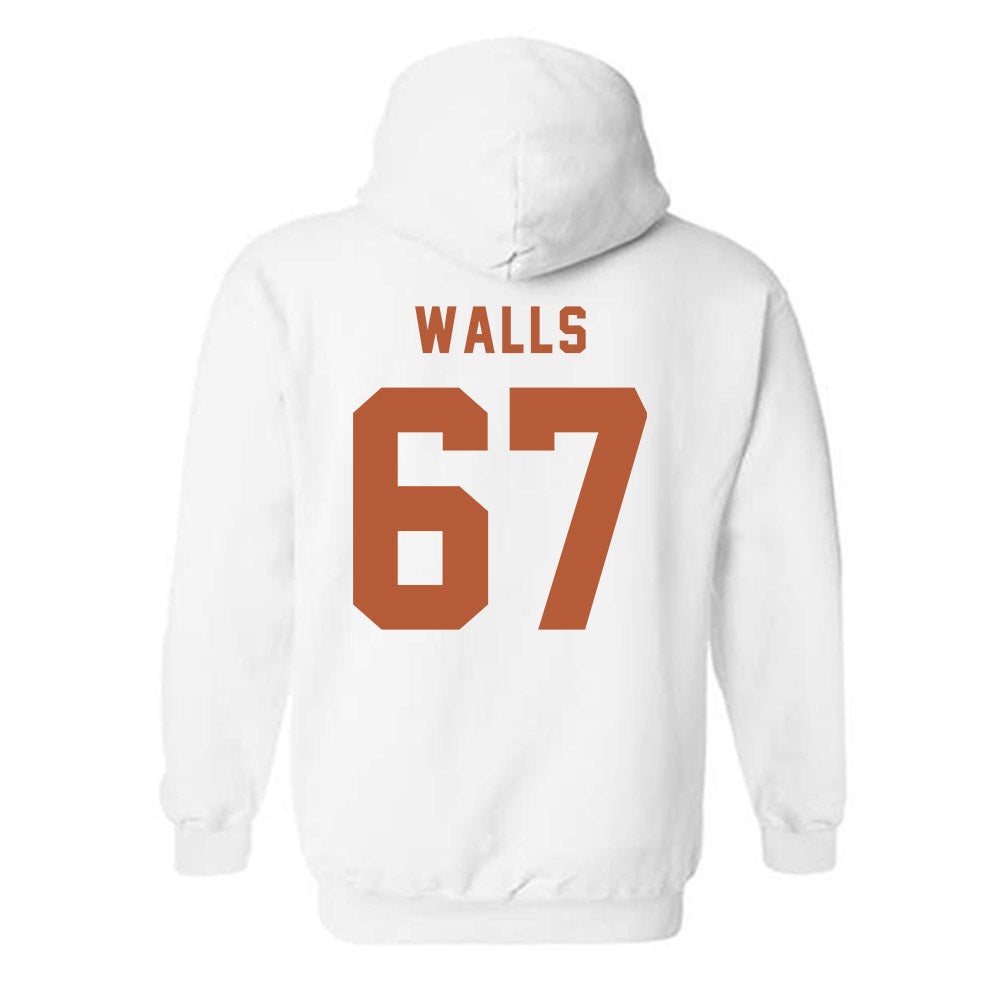 Texas - NCAA Baseball : Brody Walls - Classic Shersey Hooded Sweatshirt-2