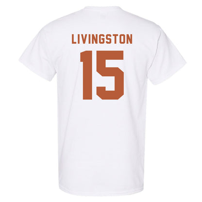 Texas - NCAA Baseball : Josh Livingston - Classic Shersey T-Shirt-3