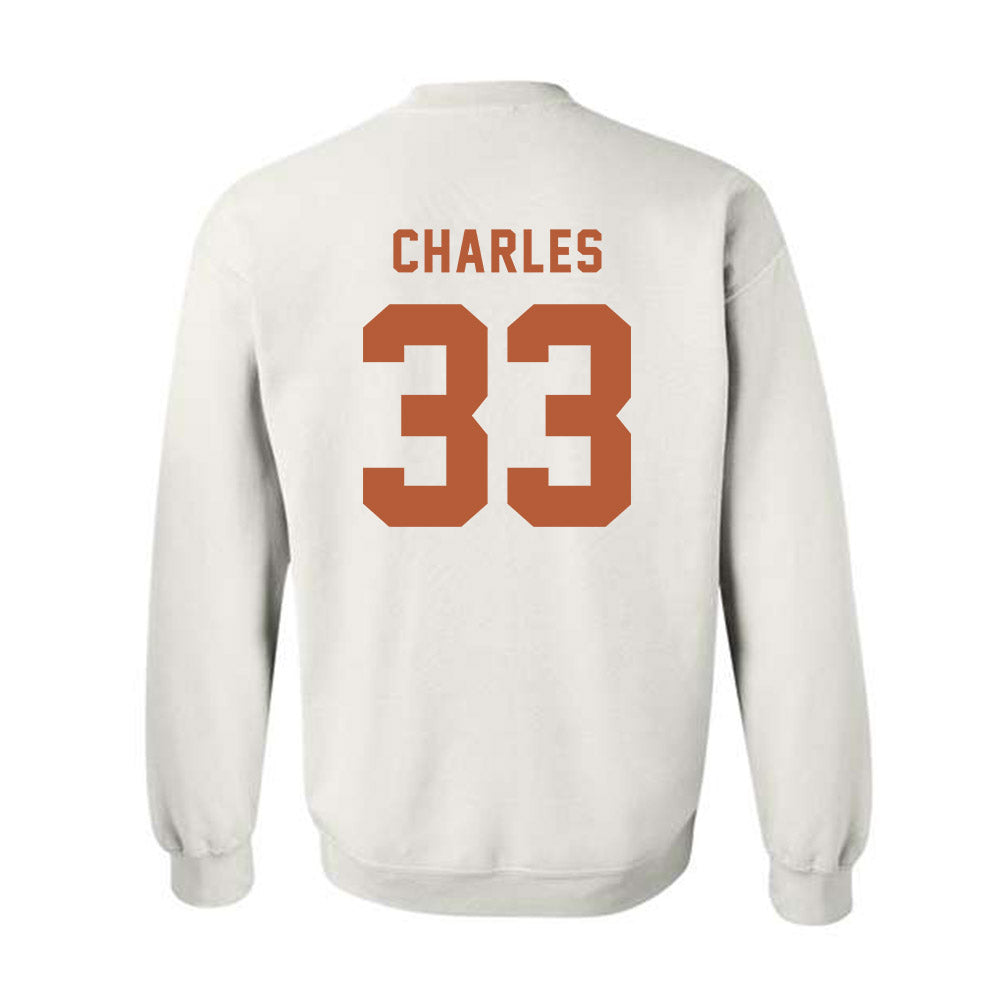 Texas - NCAA Football : Myron Charles - Classic Shersey Crewneck Sweatshirt-1
